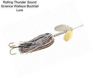 Rolling Thunder Sound Science Walleye Bucktail Lure