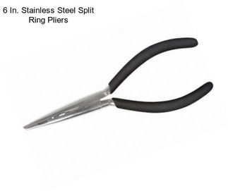 6 In. Stainless Steel Split Ring Pliers