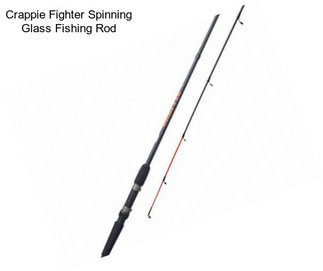 Crappie Fighter Spinning Glass Fishing Rod