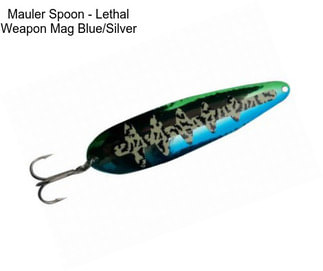 Mauler Spoon - Lethal Weapon Mag Blue/Silver