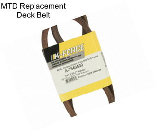 MTD Replacement Deck Belt