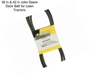 38 in & 42 in John Deere Deck Belt for Lawn Tractors