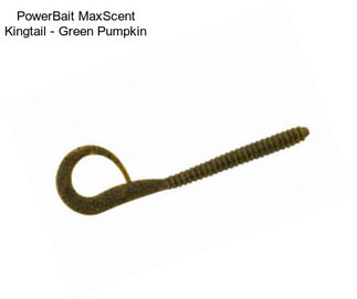 PowerBait MaxScent Kingtail - Green Pumpkin