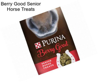 Berry Good Senior Horse Treats