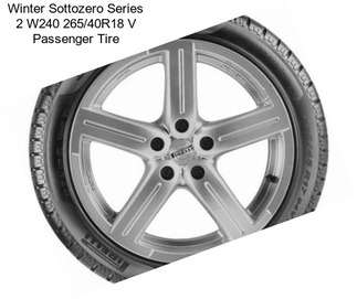 Winter Sottozero Series 2 W240 265/40R18 V Passenger Tire