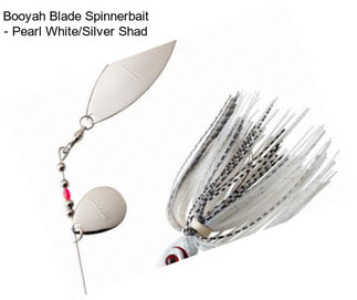 Booyah Blade Spinnerbait - Pearl White/Silver Shad