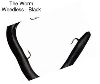 The Worm Weedless - Black