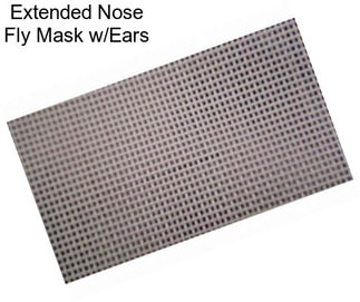 Extended Nose Fly Mask w/Ears