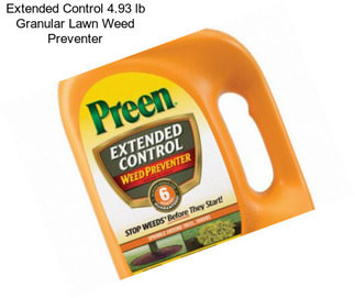 Extended Control 4.93 lb Granular Lawn Weed Preventer