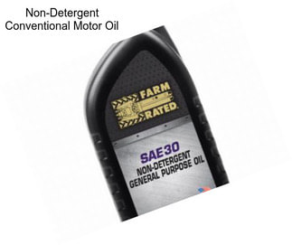 Non-Detergent Conventional Motor Oil