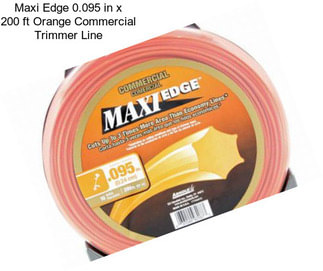 Maxi Edge 0.095 in x 200 ft Orange Commercial Trimmer Line