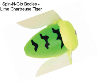 Spin-N-Glo Bodies - Lime Chartreuse Tiger