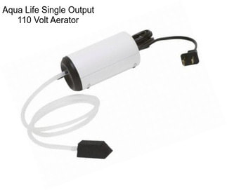 Aqua Life Single Output 110 Volt Aerator