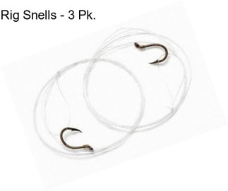 Rig Snells - 3 Pk.