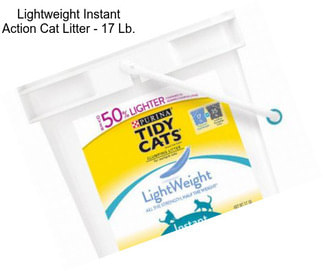 Lightweight Instant Action Cat Litter - 17 Lb.