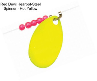 Red Devil Heart-of-Steel Spinner - Hot Yellow