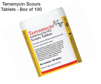 Terramycin Scours Tablets - Box of 100