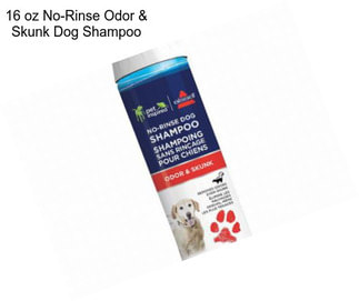 16 oz No-Rinse Odor & Skunk Dog Shampoo
