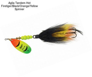 Aglia Tandem Hot Firetiger/Black/Orange/Yellow Spinner