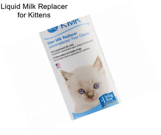 Liquid Milk Replacer for Kittens