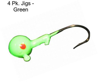 4 Pk. Jigs - Green