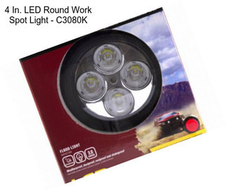 4 In. LED Round Work Spot Light - C3080K