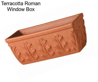 Terracotta Roman Window Box