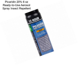 Picaridin 20% 6 oz Ready-to-Use Aerosol Spray Insect Repellent