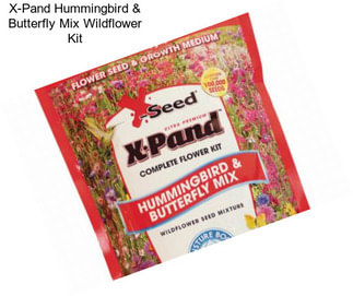 X-Pand Hummingbird & Butterfly Mix Wildflower Kit