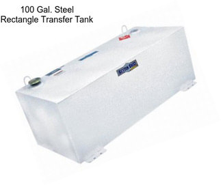 100 Gal. Steel Rectangle Transfer Tank