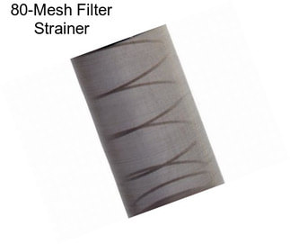 80-Mesh Filter Strainer