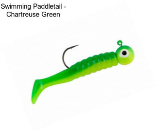 Swimming Paddletail - Chartreuse Green