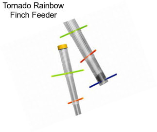 Tornado Rainbow Finch Feeder