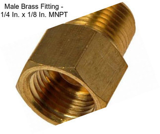 Male Brass Fitting - 1/4 In. x 1/8 In. MNPT
