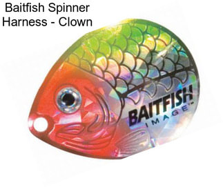 Baitfish Spinner Harness - Clown
