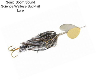 Sonic Boom Sound Science Walleye Bucktail Lure