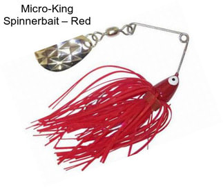 Micro-King Spinnerbait – Red