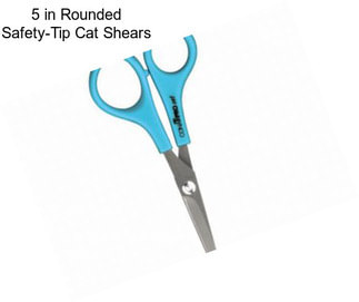 5 in Rounded Safety-Tip Cat Shears