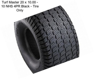 Turf Master 20 x 10.00 - 10 NHS 4PR Black - Tire Only