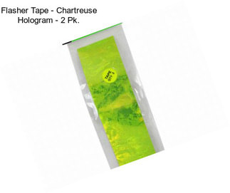 Flasher Tape - Chartreuse Hologram - 2 Pk.