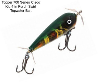 Topper 700 Series Cisco Kid 4 in Perch Swirl Topwater Bait