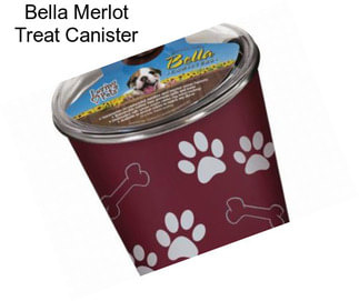 Bella Merlot Treat Canister