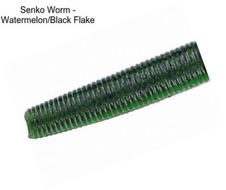 Senko Worm - Watermelon/Black Flake