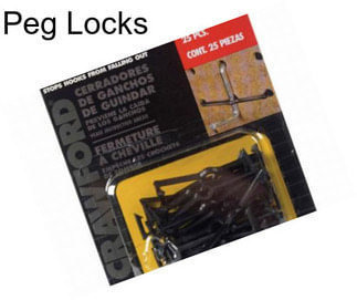 Peg Locks