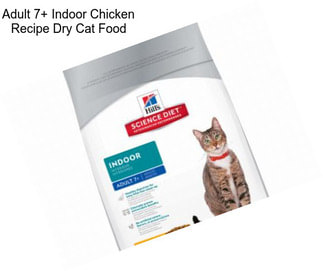 Adult 7+ Indoor Chicken Recipe Dry Cat Food