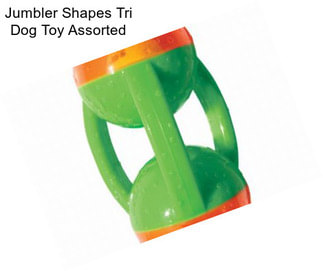 Jumbler Shapes Tri Dog Toy Assorted