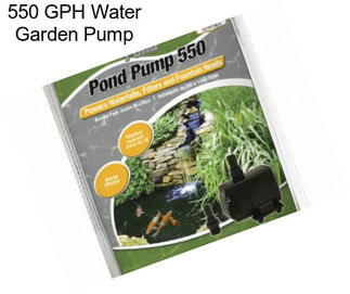 550 GPH Water Garden Pump