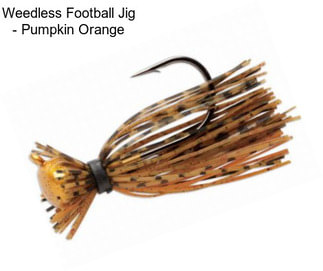 Weedless Football Jig - Pumpkin Orange