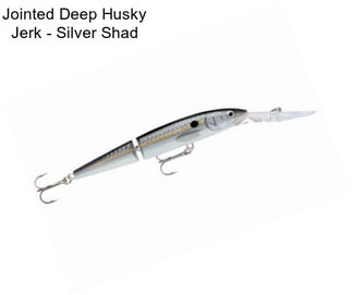 Jointed Deep Husky Jerk - Silver Shad