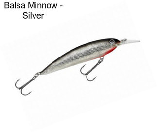 Balsa Minnow - Silver